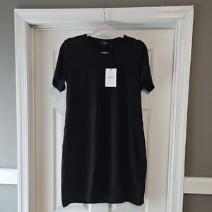 Theory Classic Black Short Sleeve Dress